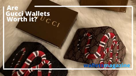 is gucci wallet worth it